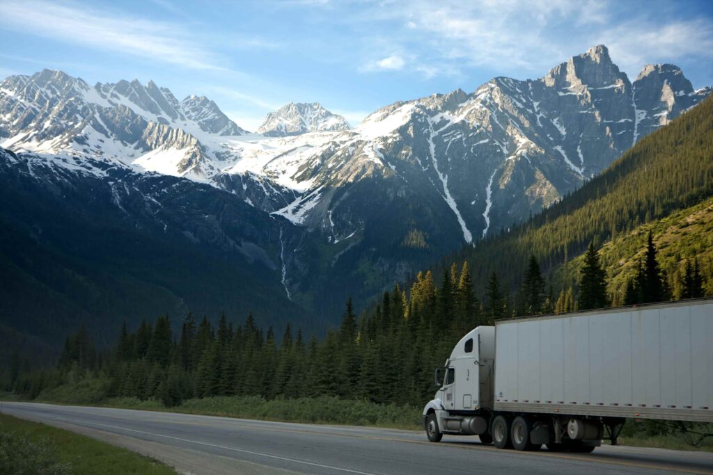Camión de transporte de logística integral 